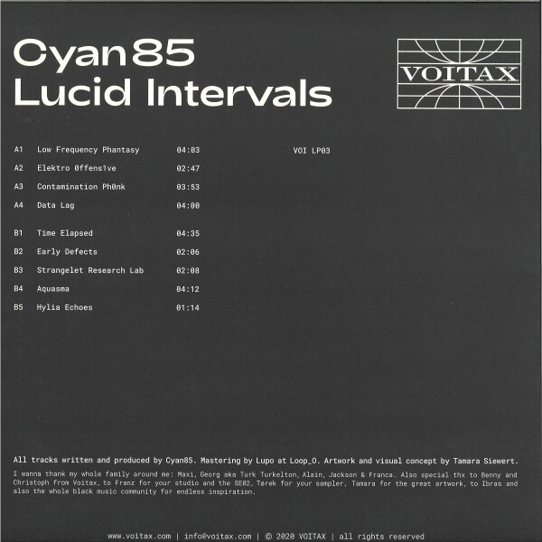 Cyan85 - Lucid Intervals (Back)