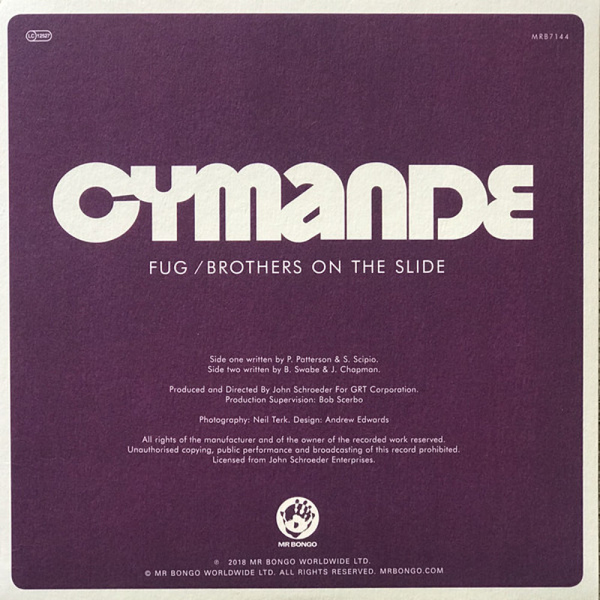 Cymande - Fug / Brothers On The Slide (7") (Back)