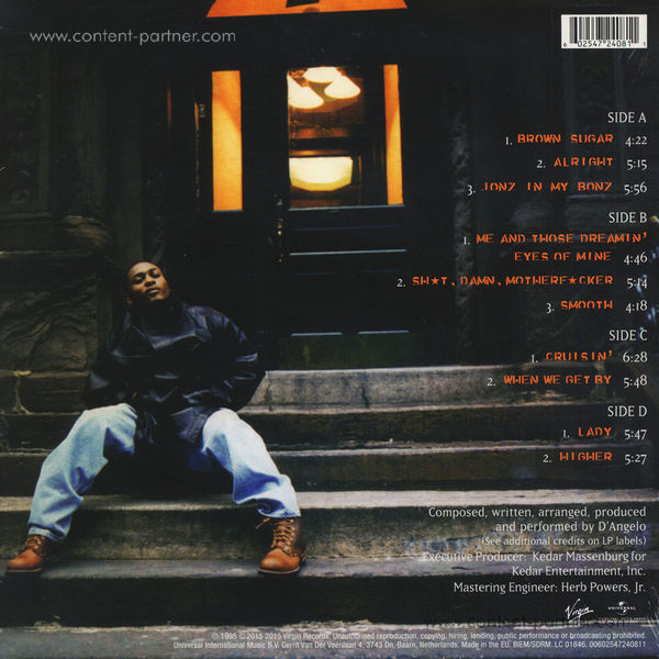 D'Angelo - Brown Sugar-20th Anniversary (Back To Black) (Back)