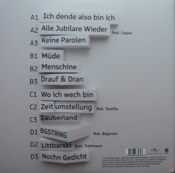 DENDEMANN - Da Nich Für! (2LP+MP3) (Back)