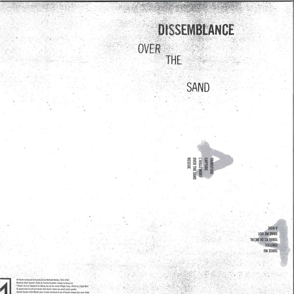 DISSEMBLANCE - OVER THE SAND (Back)