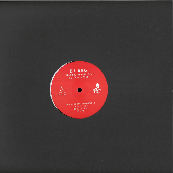 DJ Arg - Real Motherfuckers Don't Talk Shit (Back)