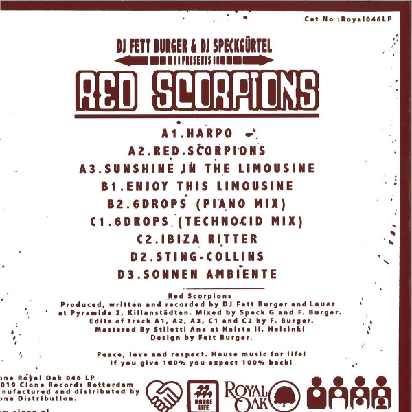 DJ Fett Burger & DJ Speckguertel - Red Scorpions (Back)