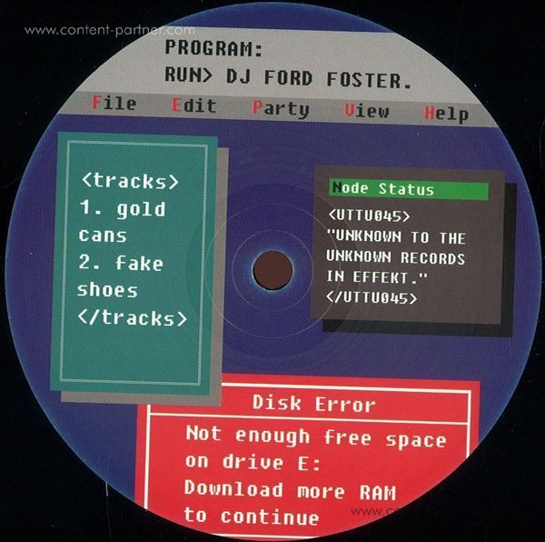 DJ Ford Foster - Gold Cans Ep
