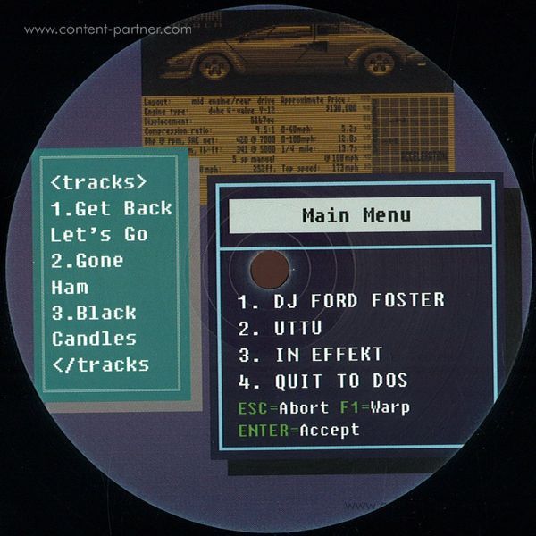 DJ Ford Foster - Gold Cans Ep (Back)