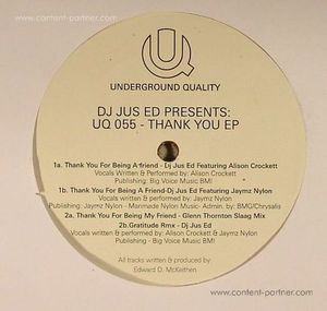 DJ Jus-Ed - Thank You Ep