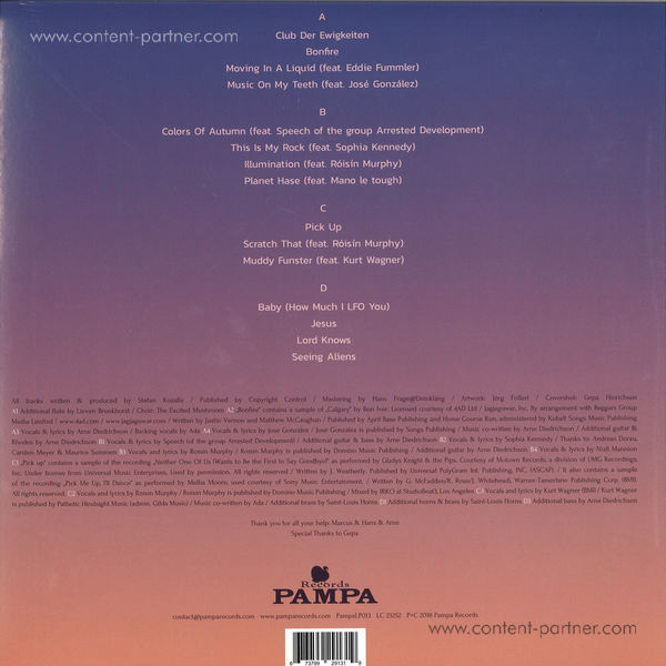 DJ Koze - Knock Knock (2LP+7''+MP3) (Back)