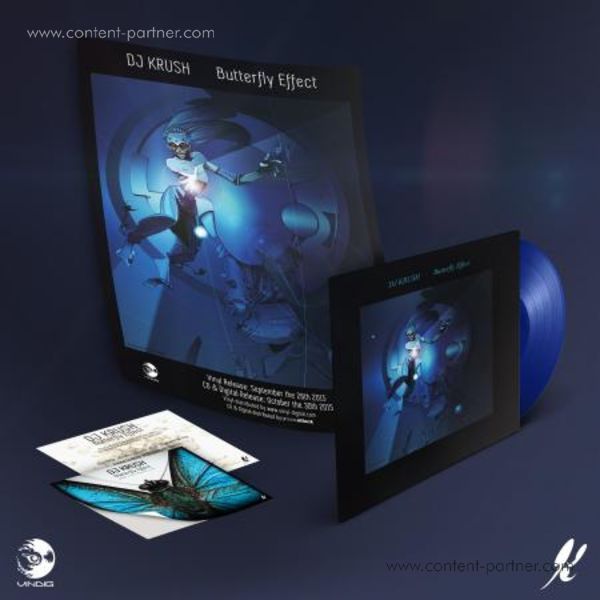 DJ Krush - Butterfly Effect (Ltd. Edition 2LP) (Back)