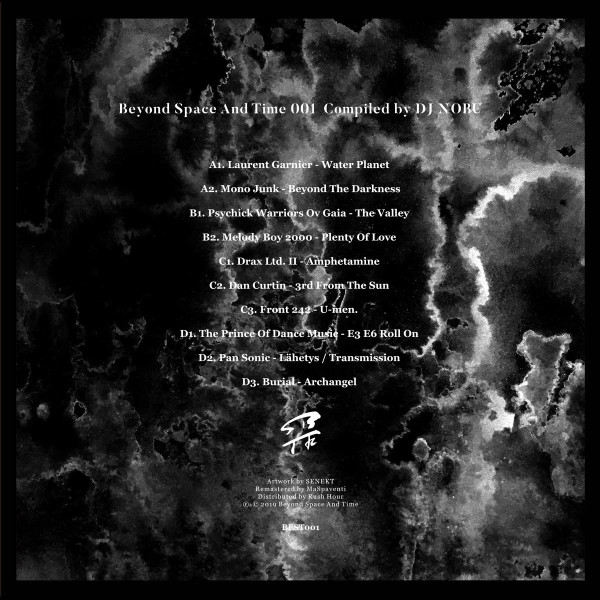 DJ NOBU - DJ NOBU PRESENTS: BEYOND SPACE AND TIME 001 (Back)