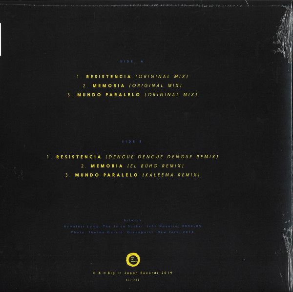 DJ Raff - Resistencia Remixes EP (Back)
