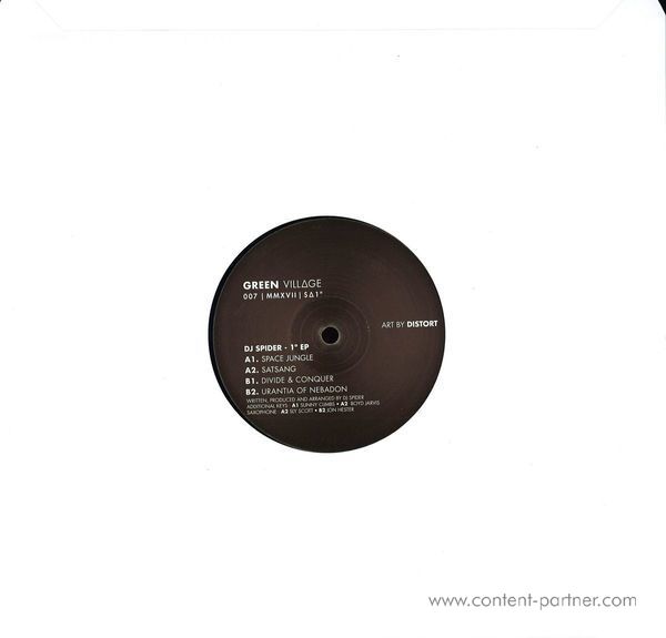 DJ Spider - 1 Degree Ep (Back)