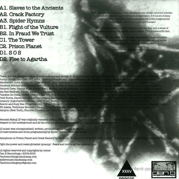 DJ Spider - Nemesis Rising (Back)