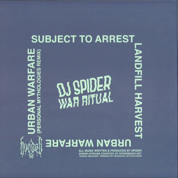 DJ Spider - War Ritual (Back)