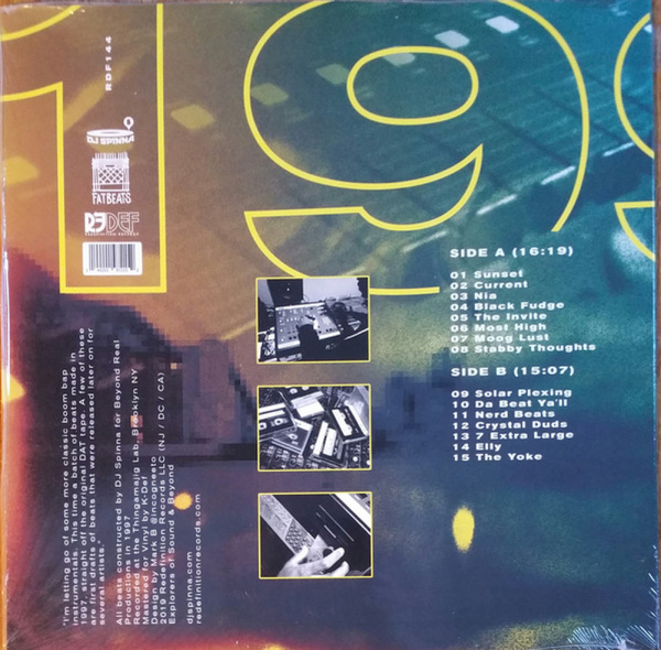 DJ Spinna - 1997 Beat Tape (LP) (Back)