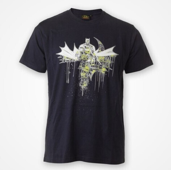 DMC T-SHIRT - DC Comics - Batman Graff (navy blue) L