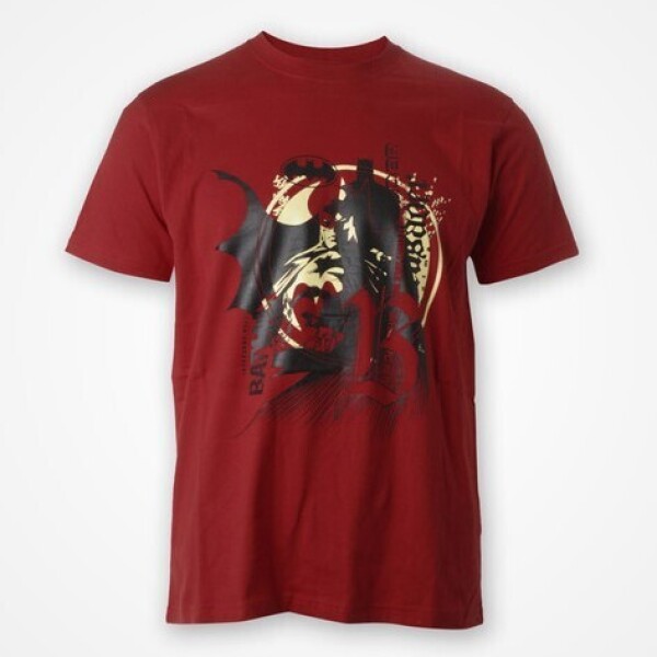 DMC T-SHIRT - DC Comics - Batman Obey (red) M