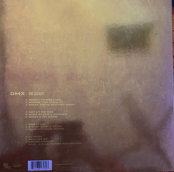 DMX - DMX: THE LEGACY (Back)
