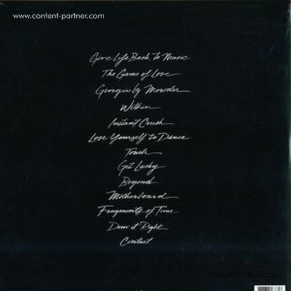 Daft Punk - Random Access Memories (Back)