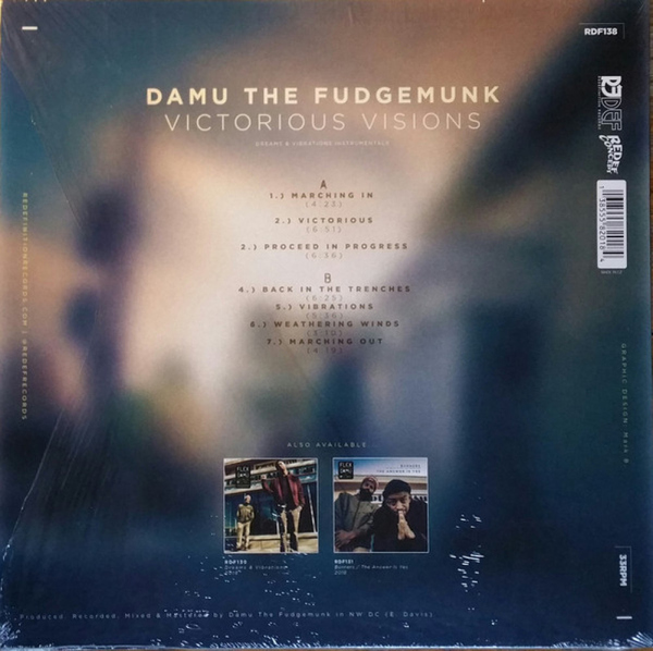 Damu The Fudgemunk - Victorious Visions (LP) (Back)