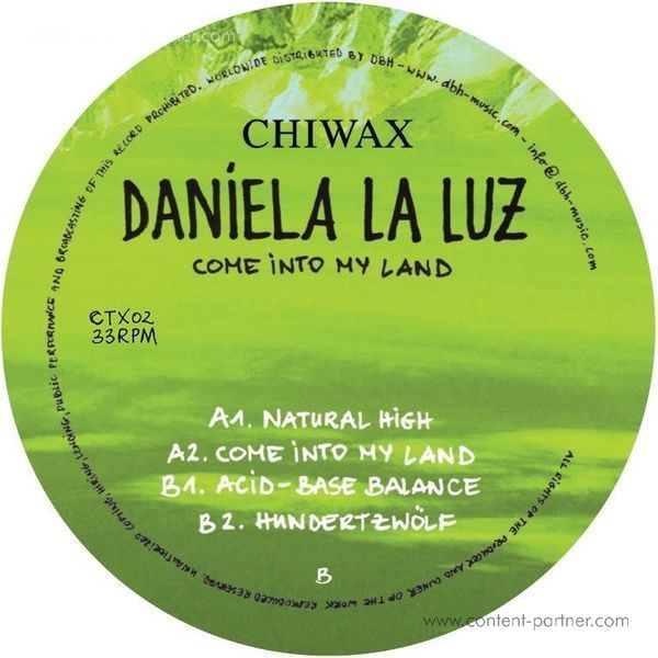 Daniela La Luz - Come Into My Land (Back)