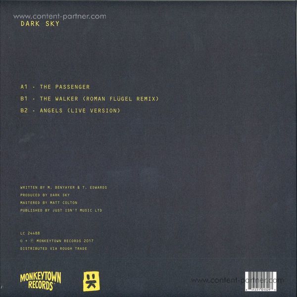 Dark Sky - The Passenger / The Walker (Roman Flügel Remix) (Back)