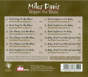 Davis,Miles - Bopping The Blues (Back)