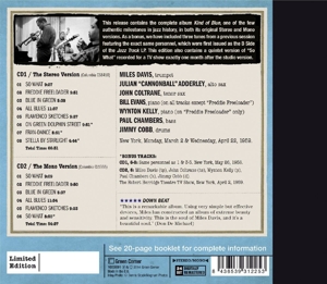 Davis,Miles - Kind Of Blue (The Stereo & Mon (Back)