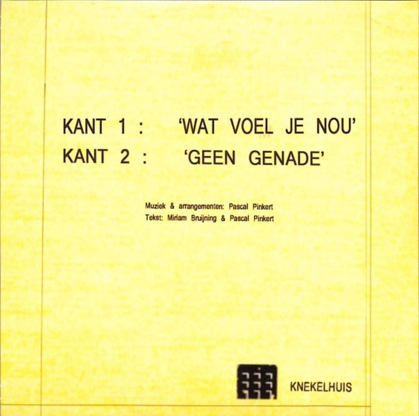 De Ambassade - Wat Voel Je Nou (2021, WHITE PRESS) (Back)
