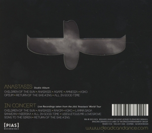 Dead Can Dance - Anastasis (Deluxe Live Edition) (Back)