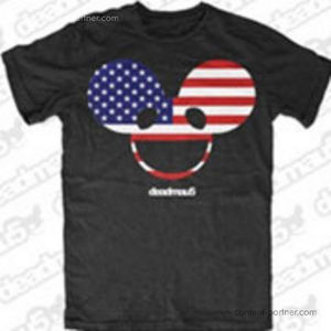 Deadmau5 T-Shirt - USA FLAG Medium