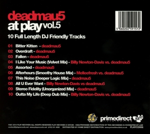 Deadmau5 - At Play Vol.5 (Back)