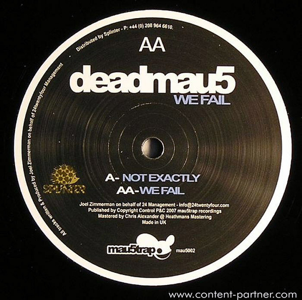 Deadmau5 - Not Exactly (Back)