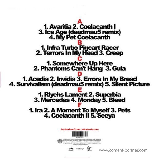 Deadmau5 - While (1<2) (3LP/Ltd. Edition/Numbered) (Back)