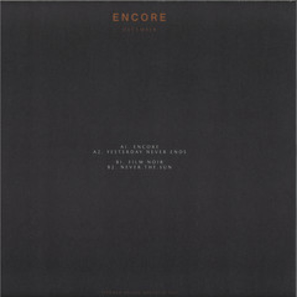 December - Encore (Back)
