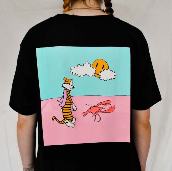 Deep Into The Jungle Tee - Black Short Sleeve T-shirt M (Back)