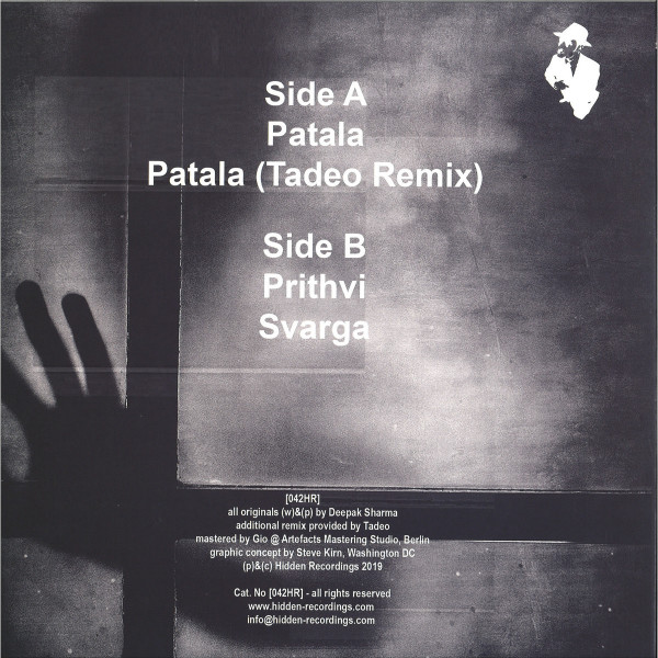Deepak Sharma - Patala Tadeo Remix (Back)