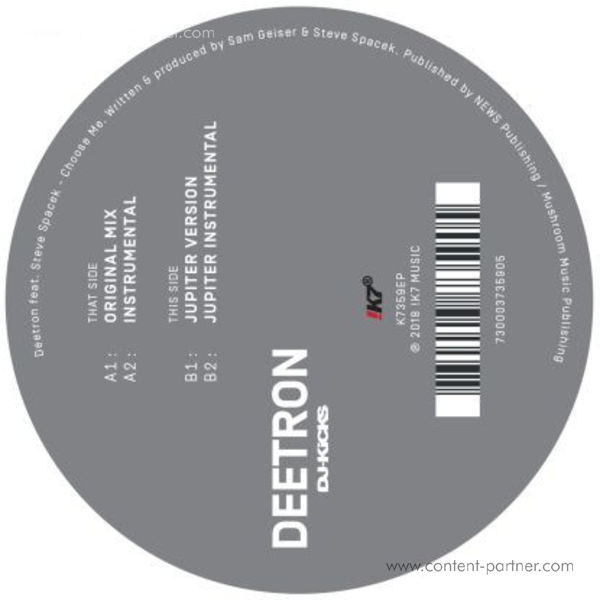 Deetron Feat. Steve Spacek - Choose Me