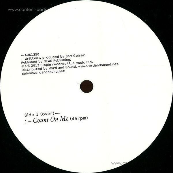 Deetron - Count On Me