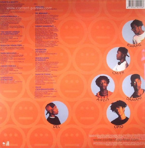 Del Tha Funky Homosapien - I Wish My Brother George Was Here (LP) (Back)