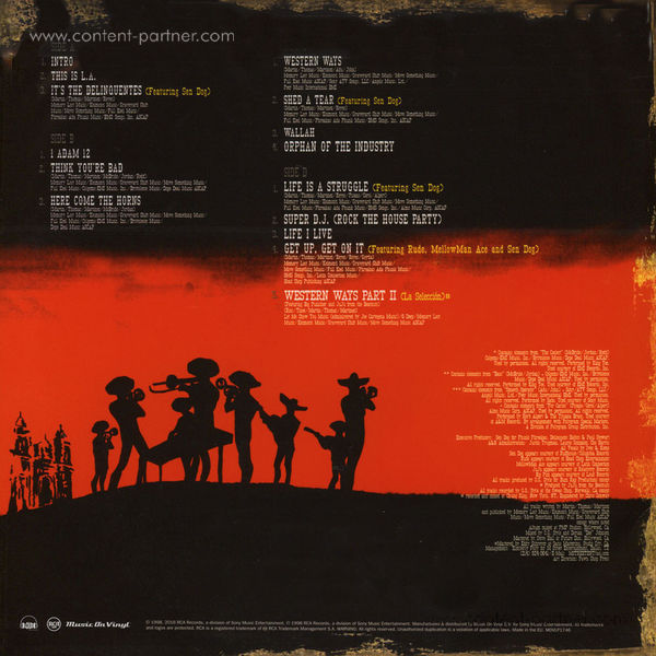 Delinquent Habits - Here Come The Horns (180g 2LP) (Back)