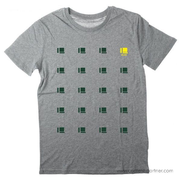 Delsin - Multiple Logo Shirt - Heather Grey L