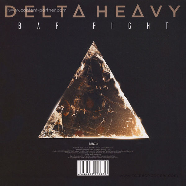 Delta Heavy - Kill Room / Bar Fight (Back)
