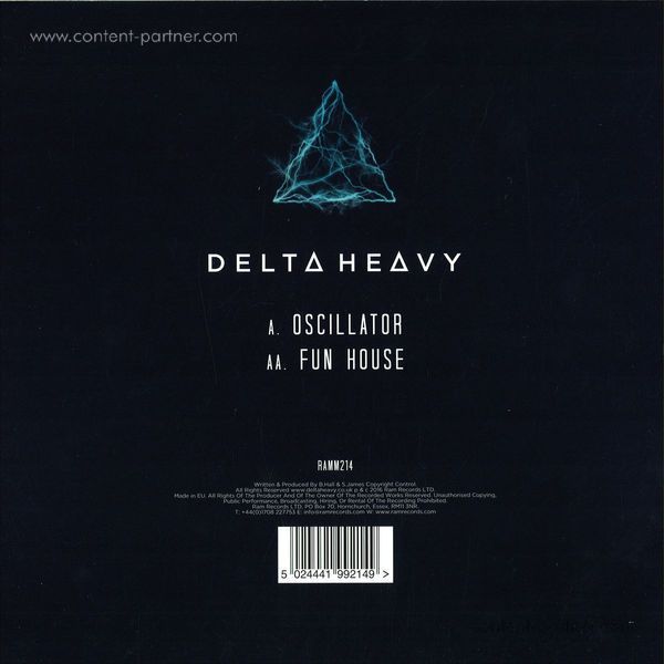 Delta Heavy - Oscillator / Fun House (Back)
