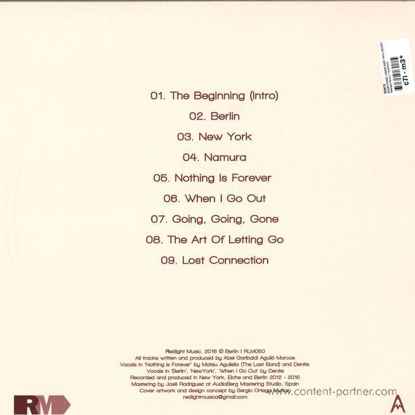 Denite - Everything I Know and I Will Never Know About You (Back)