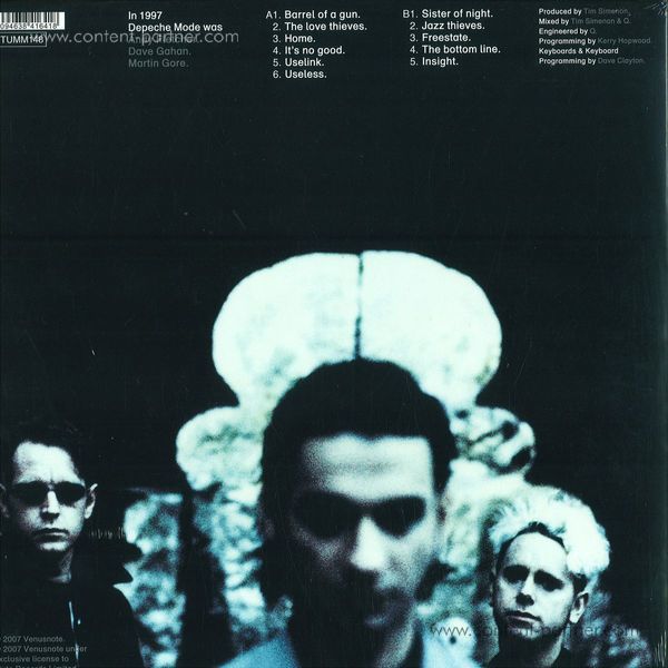 Depeche Mode - Ultra (180g LP, Gatefold) (Back)