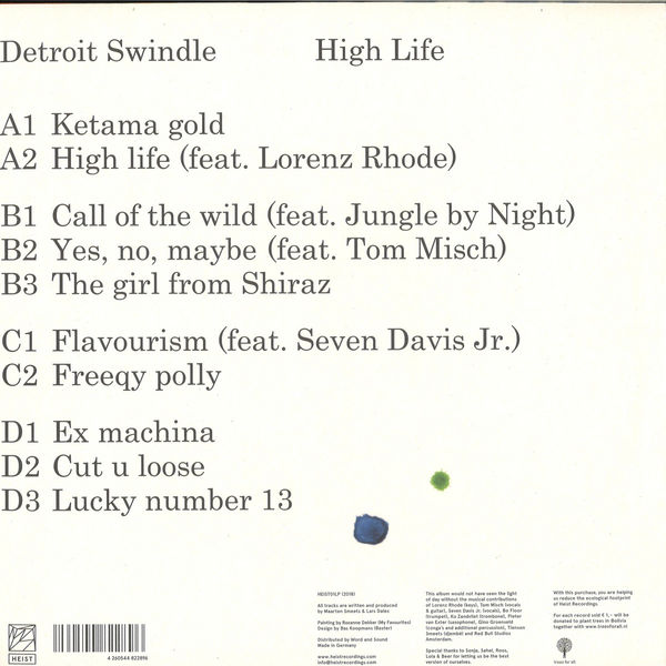 Detroit Swindle - High Life (2LP) (Back)