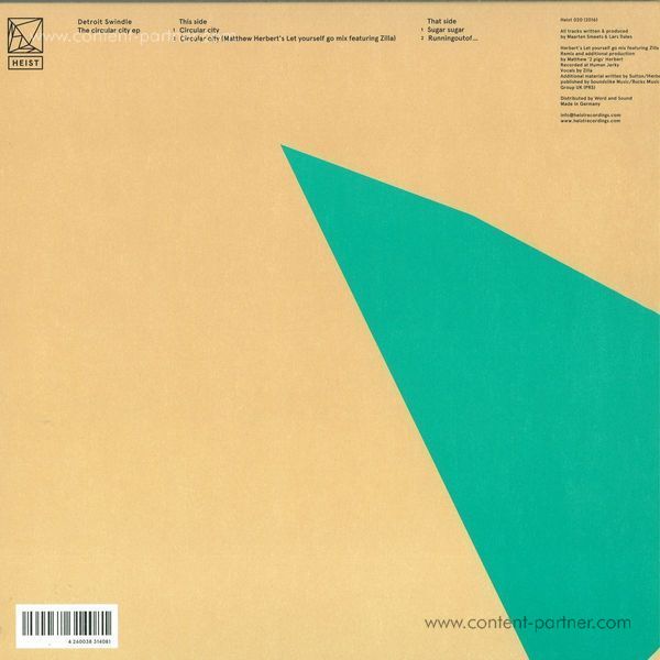 Detroit Swindle - The Circular City Ep, Matthew Herbert Rmx (Back)