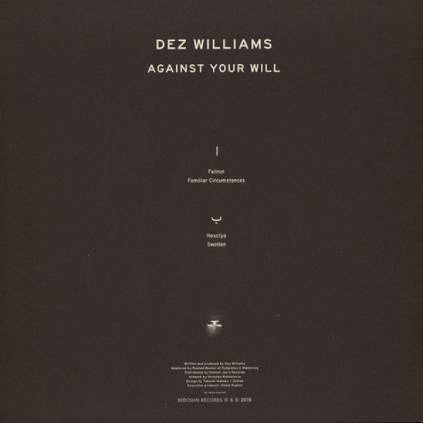 Dez Williams - Against Your Will (Back)