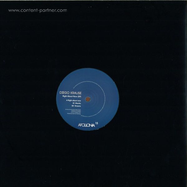 Diego Krause - Right About Now EP (Back)