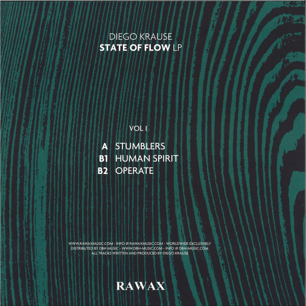 Diego Krause - State Of Flow LP (Part 1) [Black Vinyl] (Back)